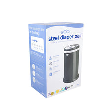 Load image into Gallery viewer, Ubbi Nappy Pail - Dark Grey