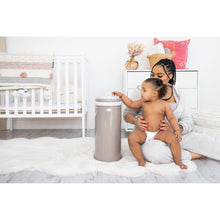 Load image into Gallery viewer, Ubbi Nappy Pail - Taupe