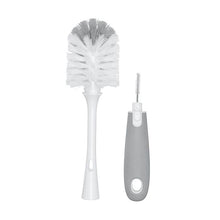 Load image into Gallery viewer, OXO Tot Bottle Brush with Detail Cleaner & Stand - Gray