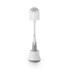 Load image into Gallery viewer, OXO Tot Bottle Brush with Detail Cleaner & Stand - Gray