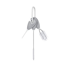 Load image into Gallery viewer, OXO Tot Straw & Sippy Cup Top Cleaning Set - Gray