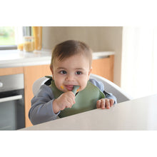Load image into Gallery viewer, Beaba Silicone Pre-Spoons 2 Pack - Sage Green/Velvet Grey