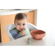 Load image into Gallery viewer, Beaba Silicone Pre-Spoons 2 Pack - Terracotta/Velvet Grey
