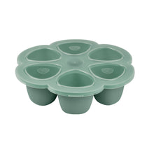 Load image into Gallery viewer, Beaba Multiportions Silicone Freezer Tray 6 X 90ml - Sage Green