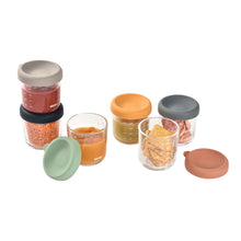 Load image into Gallery viewer, Beaba Glass Portion Jars 250ml 6 Pack