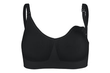 Load image into Gallery viewer, Bravado Designs Body Silk Seamless Nursing Bra - Sustainable - Black M
