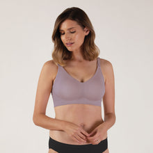 Load image into Gallery viewer, Bravado Designs Body Silk Seamless Nursing Bra - Sustainable - Grey Orchid M