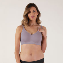 Load image into Gallery viewer, Bravado Designs Body Silk Seamless Nursing Bra - Sustainable - Grey Orchid L