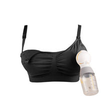 Load image into Gallery viewer, Bravado Designs 2 in 1 Pumping and Nursing Bra - Black S