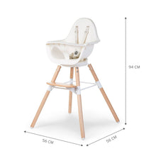 Load image into Gallery viewer, Childhome Evolu One.80° High Chair - Natural White