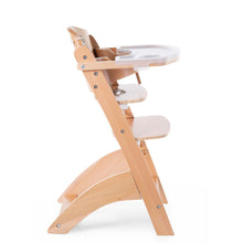 Load image into Gallery viewer, Childhome Lambda 3 Baby High Chair + Feeding Tray - Natural