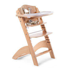 Load image into Gallery viewer, Childhome Lambda 3 Baby High Chair + Feeding Tray - Natural