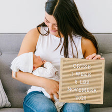 Load image into Gallery viewer, Pearhead Wooden Letterboard Set