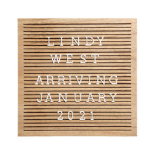 Load image into Gallery viewer, Pearhead Wooden Letterboard Set