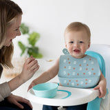 Load image into Gallery viewer, Pearhead Silicone Bib Set of 2 - Milk Drunk