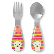 Load image into Gallery viewer, Skip Hop Zoo Utensils Fork & Spoon - Llama