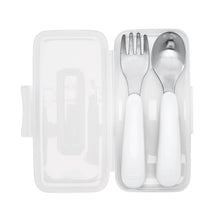 Load image into Gallery viewer, OXO Tot On the Go Fork And Spoon Set - Pink
