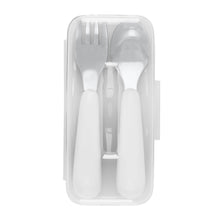 Load image into Gallery viewer, OXO Tot On the Go Fork And Spoon Set - Teal
