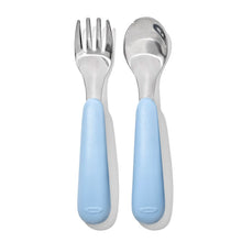 Load image into Gallery viewer, OXO Tot Fork &amp; Spoon Set - Dusk
