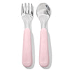 OXO Tot Fork & Spoon Set - Blossom