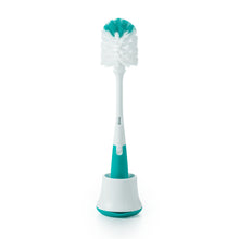 Load image into Gallery viewer, OXO Tot Bottle Brush With Detail Cleaner &amp; Stand - Teal
