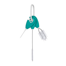 Load image into Gallery viewer, OXO Tot Straw &amp; Sippy Cup Top Cleaning Set - Teal
