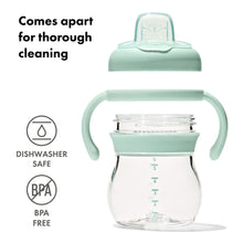 Load image into Gallery viewer, OXO Tot Transitions Soft Spout Sippy Cup With Removable Handles 6oz - Opal
