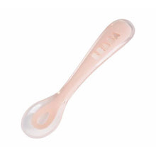 Load image into Gallery viewer, Beaba Beaba 2nd Stage Soft Silicone Spoon - Pink
