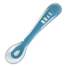 Load image into Gallery viewer, Beaba 1st Stage Silicone Spoon - Velvet Grey
