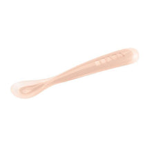 Load image into Gallery viewer, Beaba 1st Stage Silicone Spoon - Vintage Pink
