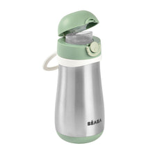 Load image into Gallery viewer, Beaba Stainless Steel Spout Bottle 350ml - Sage Green
