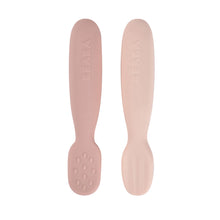 Load image into Gallery viewer, Beaba Silicone Pre-Spoons 2 Pack - Cotton Candy/Sorbet
