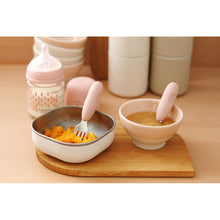 Load image into Gallery viewer, Beaba Stainless Steel Pre-Cutlery - Cotton Candy
