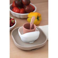 Load image into Gallery viewer, Beaba Silicone Suction Meal Set - Terracotta/Gazelle
