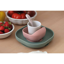 Load image into Gallery viewer, Beaba Silicone Suction Meal Set - Eucalyptus
