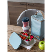 Load image into Gallery viewer, Beaba Stainless Steel Lunch Box - Baltic Blue
