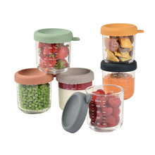 Load image into Gallery viewer, Beaba Set of 6 Glass Portion Jars 250ml
