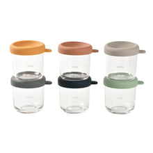 Load image into Gallery viewer, Beaba Set of 6 Glass Portion Jars 250ml
