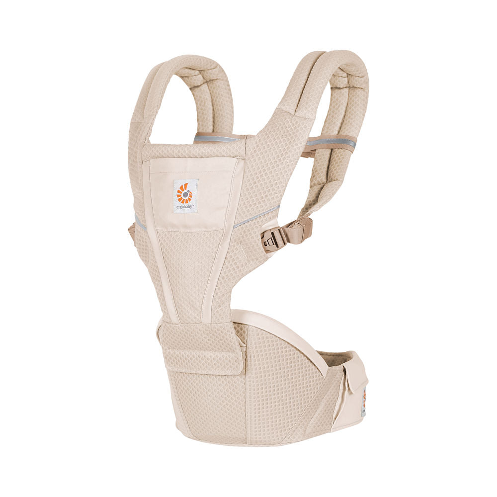 Ergobaby Alta Hip Seat Baby Carrier Natural Beige Bloom Connect MY