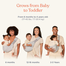 Load image into Gallery viewer, Ergobaby Upsie Sling Carrier - Pearl Grey
