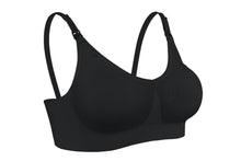 Load image into Gallery viewer, Bravado Designs Body Silk Seamless Nursing Bra - Sustainable - Black S
