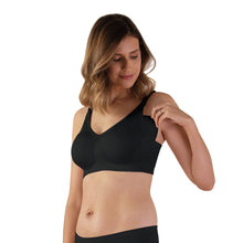 Load image into Gallery viewer, Bravado Designs Body Silk Seamless Nursing Bra - Sustainable - Black S
