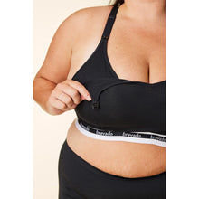 Load image into Gallery viewer, Bravado Designs Original Pumping And Nursing Bra - Sustainable - Black L
