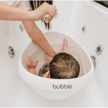 Load image into Gallery viewer, Bubble Cuddle Baby Bath with Bath Seat - White
