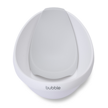 Load image into Gallery viewer, Bubble Cuddle Baby Bath with Bath Seat - White
