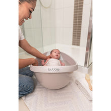 Load image into Gallery viewer, Bubble Cuddle Baby Bath with Bath Seat - Taupe
