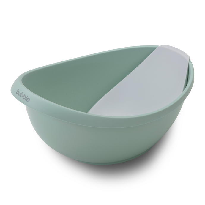 Bubble Cuddle Baby Bath with Bath Seat - Sage