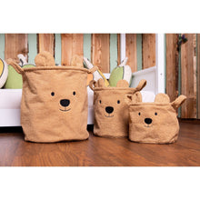 Load image into Gallery viewer, Childhome Teddy Storage Basket - Brown - 25x20x20CM
