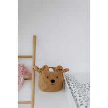 Load image into Gallery viewer, Childhome Teddy Storage Basket - Brown - 25x20x20CM
