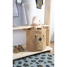 Load image into Gallery viewer, Childhome Teddy Storage Basket - Brown - 30x30x30CM
